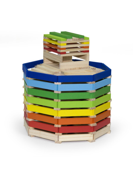 Viga Drewniane Klocki konstrukcyjne Budynki