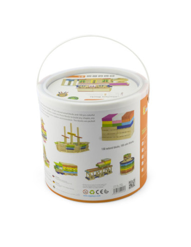 Viga Drewniane Klocki konstrukcyjne Budynki