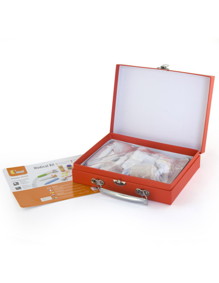 Viga Drewniany zestaw małego lekarza w walizce