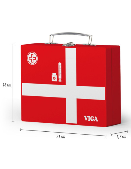 Viga Drewniany zestaw małego lekarza w walizce