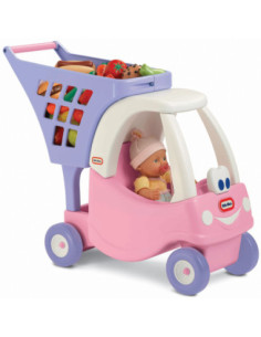 Wózek na zakupy dla dzieci Little Tikes różowy