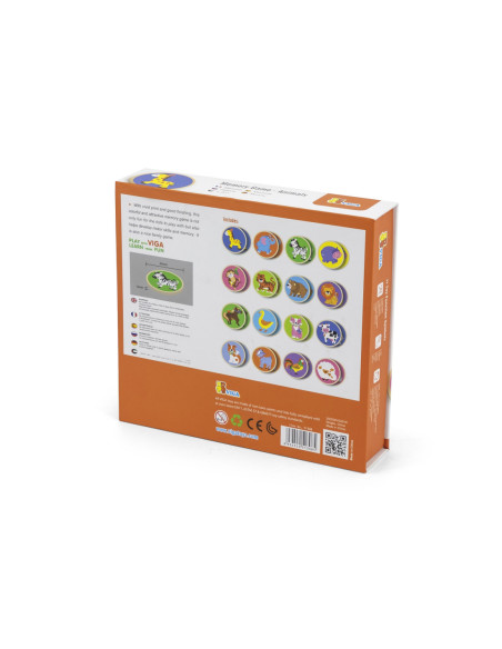 Gra Zapamiętywanie Memo Zwierzątka Viga