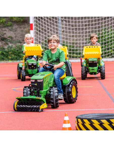 John Deere Traktor na Pedały X-Trac Premium Łyżka Ciche Koła Rolly Toys