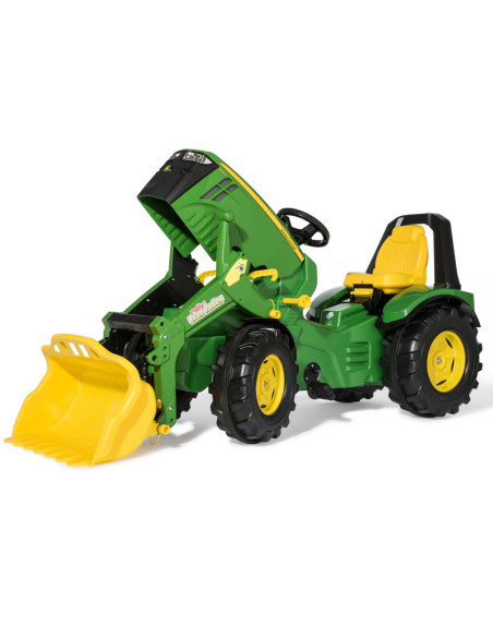 John Deere Traktor na Pedały X-Trac Premium Łyżka Ciche Koła Rolly Toys