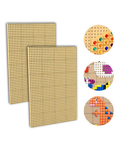 Tablica Naukowa Kreatywna Masterkidz Zestaw 2 Sztuki 80x120