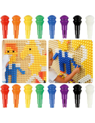 Kolorowe Kołeczki Do Tablicy Naukowej Masterkidz 512 Sztuk 8 Kolorów