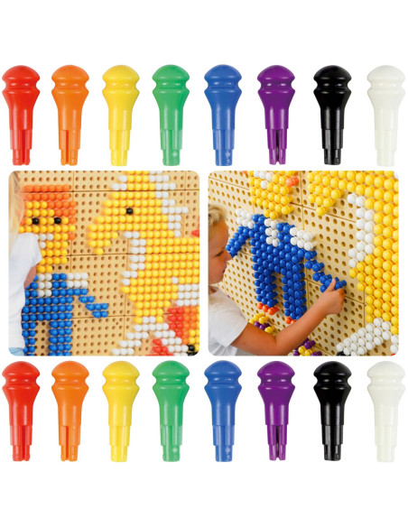 Kolorowe Kołeczki Do Tablicy Naukowej Masterkidz 512 Sztuk 8 Kolorów