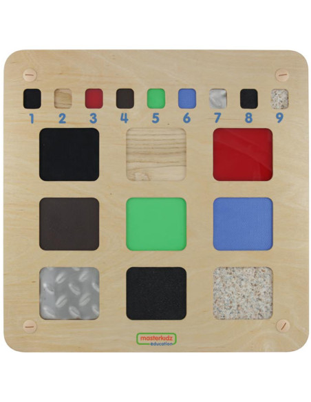Tablica Edukacyjna Rozpoznawanie Materiałów Zmysł Dotyku