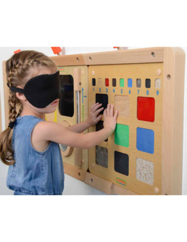 Tablica Edukacyjna Rozpoznawanie Materiałów Zmysł Dotyku