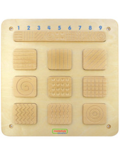 Sensoryczna Tablica Ścienna Rozpoznawanie Faktury Powierzchni Masterkidz