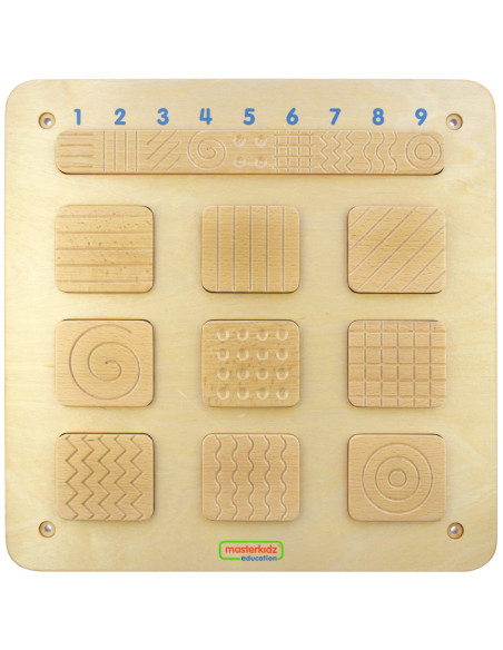 Sensoryczna Tablica Ścienna Rozpoznawanie Faktury Powierzchni Masterkidz