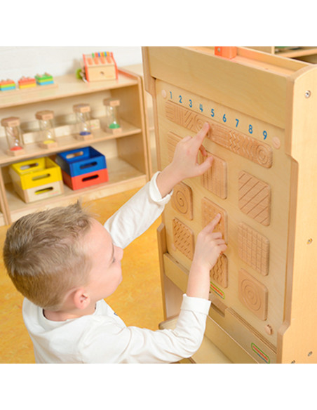 Sensoryczna Tablica Ścienna Rozpoznawanie Faktury Powierzchni Masterkidz