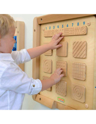 Sensoryczna Tablica Ścienna Rozpoznawanie Faktury Powierzchni Masterkidz