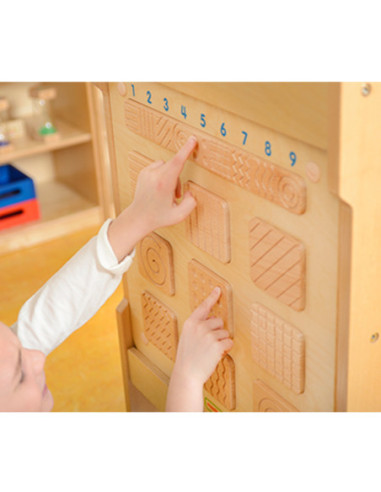 Sensoryczna Tablica Ścienna Rozpoznawanie Faktury Powierzchni Masterkidz