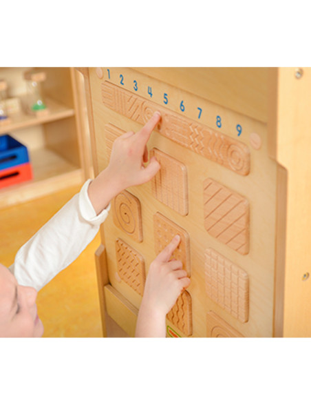 Sensoryczna Tablica Ścienna Rozpoznawanie Faktury Powierzchni Masterkidz