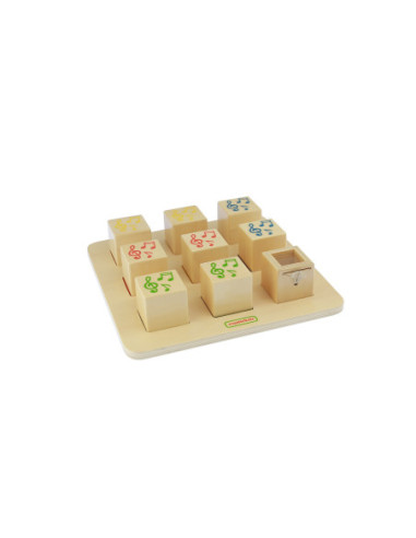 Drewniany Sorter Sensoryczny Łączenie Dźwięków Masterkidz