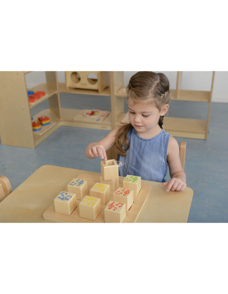 Drewniany Sorter Sensoryczny Łączenie Dźwięków Masterkidz