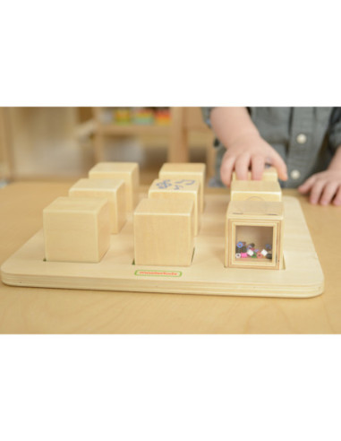 Drewniany Sorter Sensoryczny Łączenie Dźwięków Masterkidz