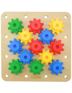 MASTERKIDZ Gears Build Your Own Mechanism Montessori Board