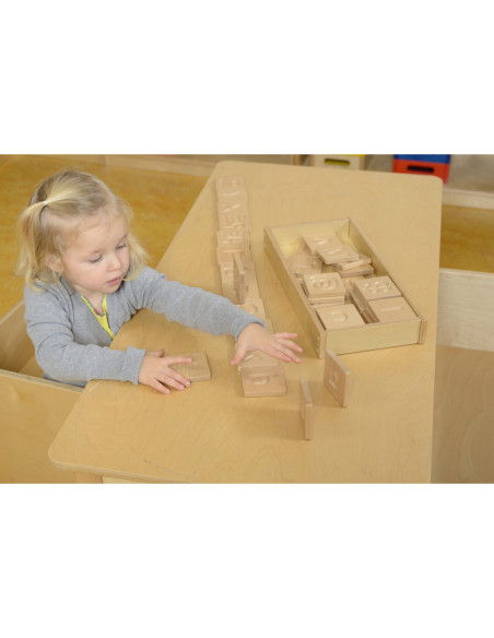 Zabawka Sensoryczna Rozpoznaj Dotykiem Literki Cyfry Kształty Masterkidz