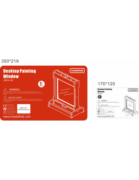 Okienko Do Malowania Na Biurko 2 w 1 Statyw Na Tablice Masterkidz