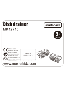 Zestaw 2 Metalowe Kosze Na Owoce Masterkidz Do Kuchni Dla Dzieci 2