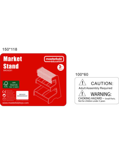 Stoisko Targowe Drewniane Zabawa W Sklep Masterkidz