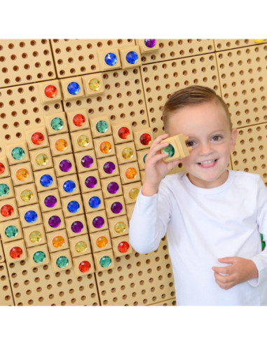 Akrylowe Kolorowe Diamenciki Do Tablicy Naukowej STEM Masterkidz