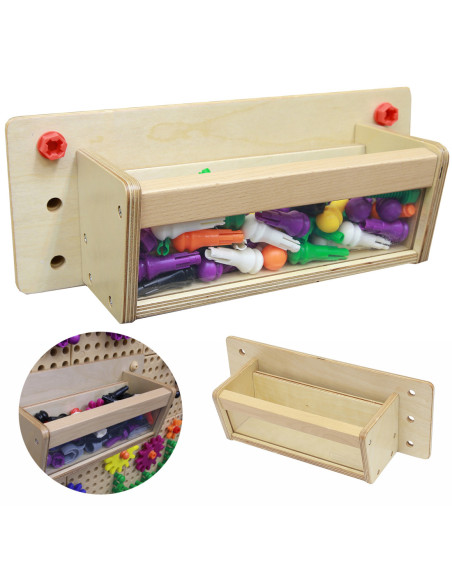 Półka Na Akcesoria Przezroczysta Ścianka - Masterkidz Tablica Naukowo-Edukacyjna STEM