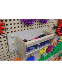 Półka Na Akcesoria Przezroczysta Ścianka - Masterkidz Tablica Naukowo-Edukacyjna STEM 2