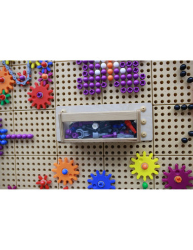 Półka Na Akcesoria Przezroczysta Ścianka - Masterkidz Tablica Naukowo-Edukacyjna STEM