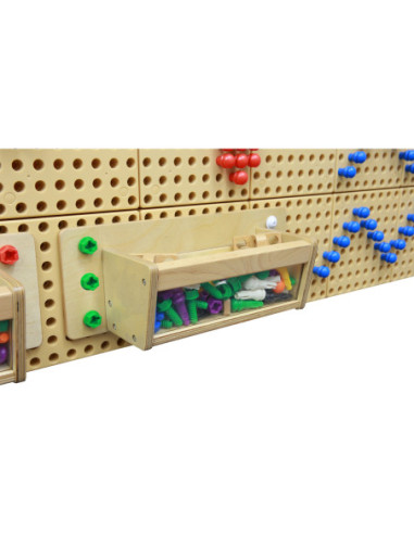 Półka Na Akcesoria Przezroczysta Ścianka - Masterkidz Tablica Naukowo-Edukacyjna STEM