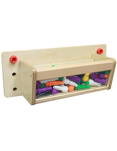 Półka Na Akcesoria Przezroczysta Ścianka - Masterkidz Tablica Naukowo-Edukacyjna STEM