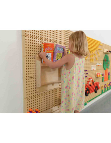 Drewniana Kasetka Na Przedmioty 40 cm - Tablica Naukowo-Kreatywna Masterkidz STEM