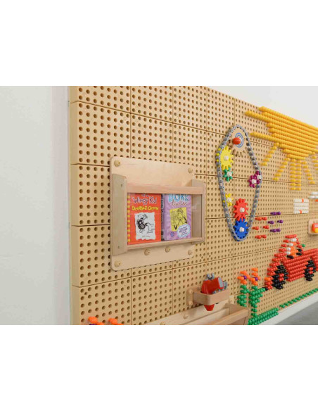 Drewniana Kasetka Na Przedmioty 40 cm - Tablica Naukowo-Kreatywna Masterkidz STEM