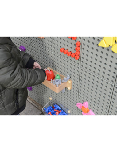 Zestaw Narzędzia Z Wkrętarką 8 Elementów - Tablica Naukowo-Kreatywna Masterkidz STEM