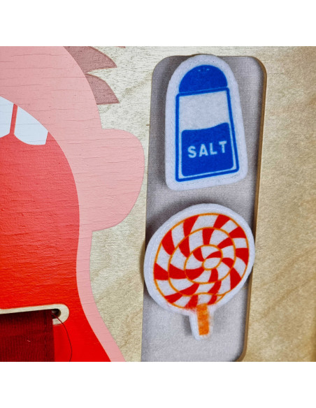 Edukacyjna Tablica Drewniana Masterkidz Higiena Jamy Ustnej