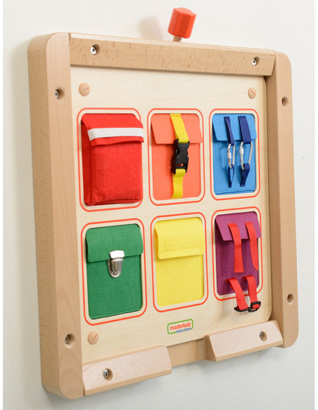 Kieszonki Do Zamykania i Otwierania Zamki Tablica Ścienna Masterkidz