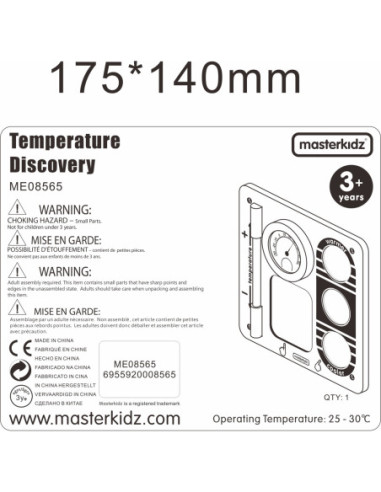 Nauka O Temperaturach Rozróżnianie Zimna I Ciepła - Tablica Masterkidz