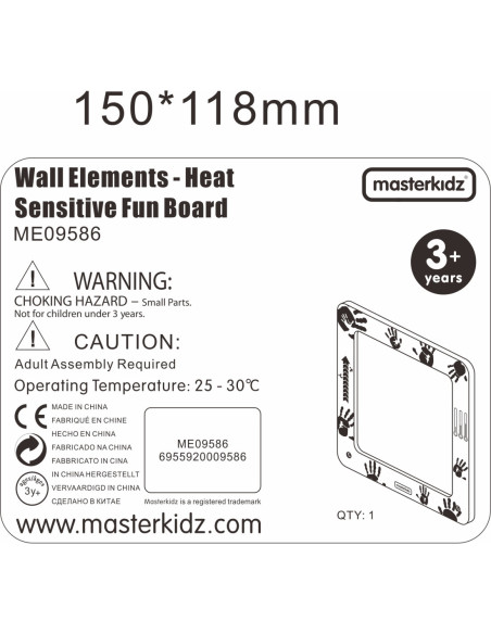 Tablica Edukacyjna Ciepłoczuła Reagująca Na Ciepło Masterkidz