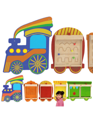 System Do Montażu 5 Tablic Masterkidz Flex - Pociąg