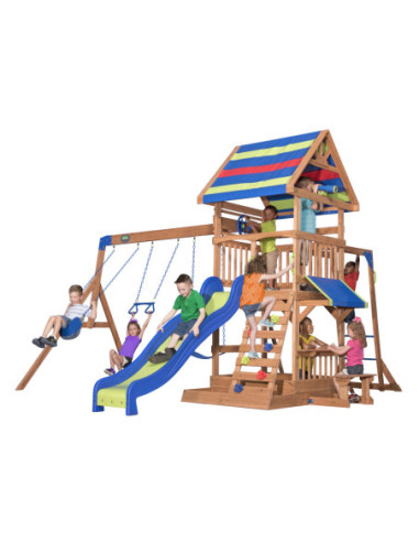 Ogromny Drewniany Plac zabaw Northbrook Backyard Discovery