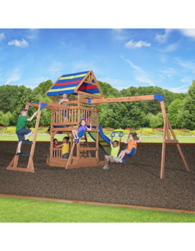 Ogromny Drewniany Plac zabaw Northbrook Backyard Discovery