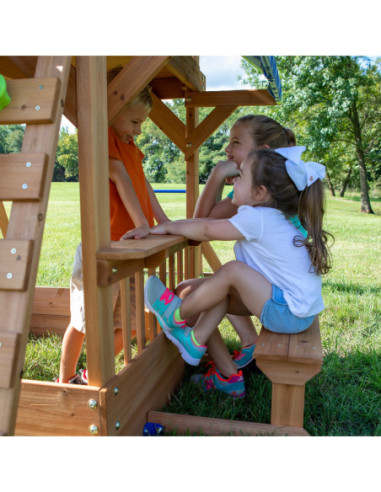 Ogromny Drewniany Plac zabaw Northbrook Backyard Discovery