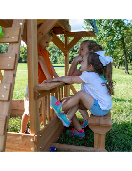 Ogromny Drewniany Plac zabaw Northbrook Backyard Discovery