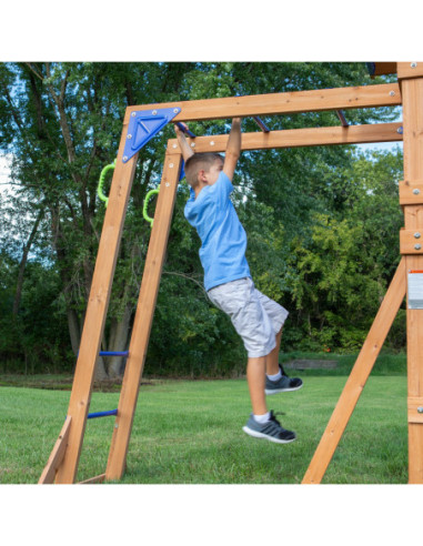 Ogromny Drewniany Plac zabaw Northbrook Backyard Discovery