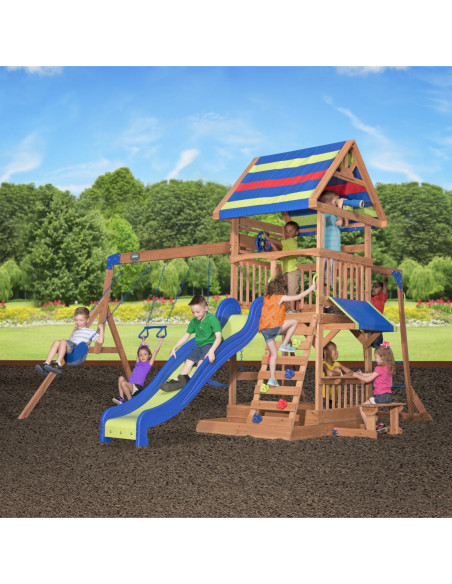 Ogromny Drewniany Plac zabaw Northbrook Backyard Discovery