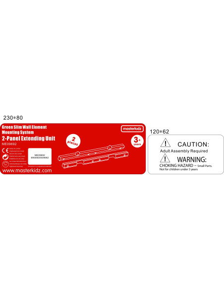 Ramka Masterkidz Flex Krawędź Dolna I Górna 2 Tablice