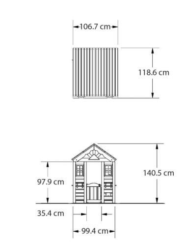 Drewniany Domek ogrodowy Timberlake Backyard Discovery