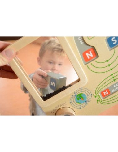 Zabawa Magnetyczna Tabliczka Edukacyjna Masterkidz Kompas